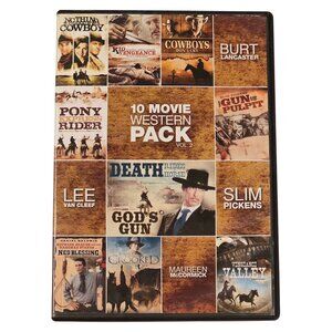 10 Western Movies Volume 2 DVD Cowboy Burt Lancaster Slim Pickens Lee Van Cleef